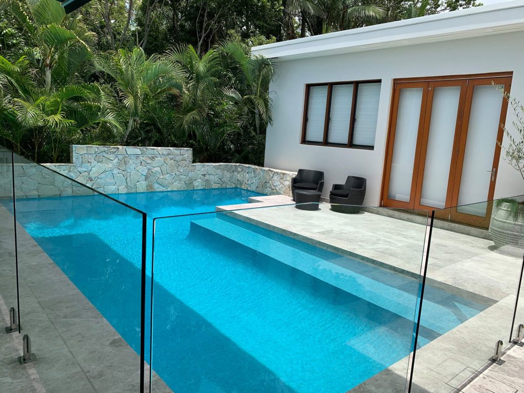 Inground swimming pool built by Bellevista Pools - Image 76